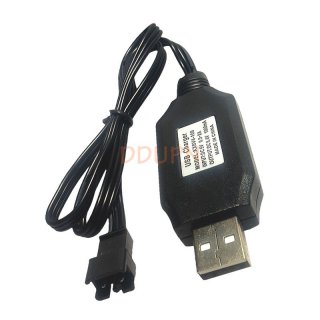 6.4V 1000mA USB Charger Cable SM-3P Nor Female Plug