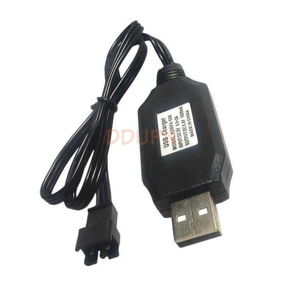 6.4V 1000mA USB Charger Cable SM-3P Nor Female Plug