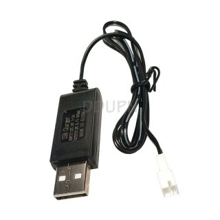 3.7V锂电池 USB充电线 500mA PH2.0 2P正向母头