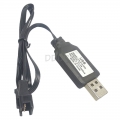 3.7V x2 (7.4 2S) LiPO USB Charger 1A SM4P Nor Female Plug