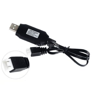 7.4V锂电池 USB充电线1300mA XH2.54-3P 平衡插头