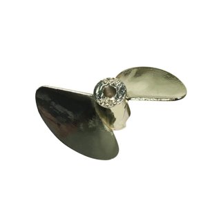 D35xP1.4 Imitation Gold Plated Aluminum Two blade Propeller -435