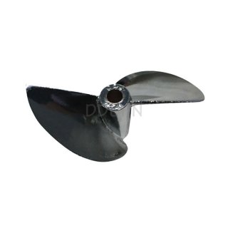 Chrome Plated Aluminum Two bladed Propeller Aperture 5mm -454 (D