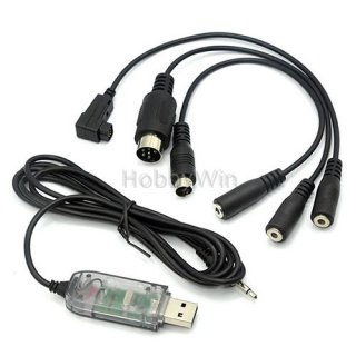 Dynam RC Flight USB Simulator Cable & Dongle