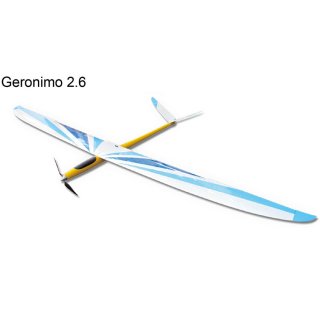 Geronimo 电动玻纤滑翔机 翼展2600mm