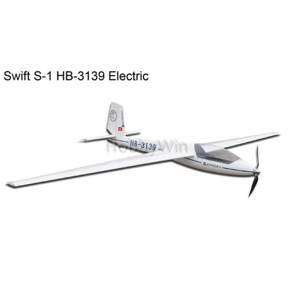Marganski Swift S-1 HB-3139 电动滑翔机带电刹 2500mm