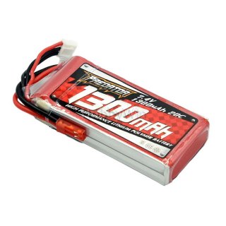 FMS part 7.4V 2S 1300mAh 20C LiPO Battery JST plug