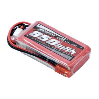 FMS part 7.4V 2S 850mAh 25C LiPO Battery JST plug