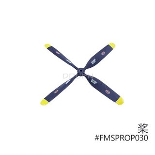 FMS part PROP030 Propeller 4 bladed 10.5x8