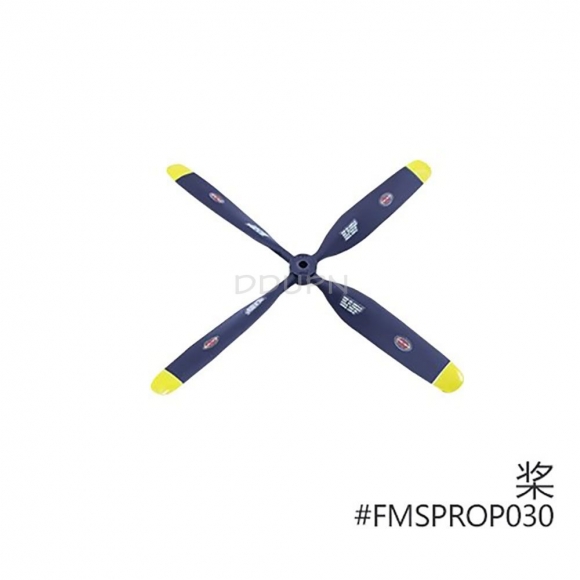 FMS part PROP030 Propeller 4 bladed 10.5x8