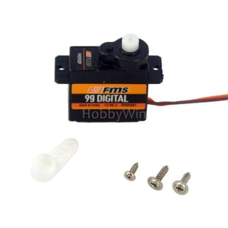 FMS SER011 9g Plastic gear Digital 54 degree Servo 270mm Wire