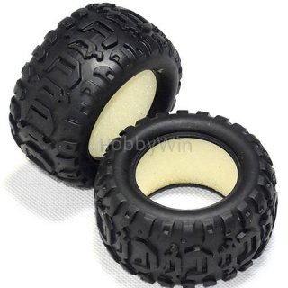 HBX part 16045 Tread Tires +Sponge (Truck)
