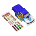 海博星 配件16310 大脚车壳(蓝色)+车身贴