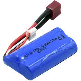 海博星 配件18031T 锂电池 7.4V 800mAh T型插头