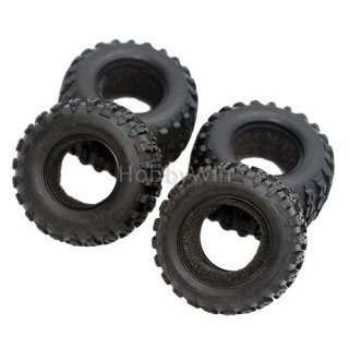 HBX part 24030R Truck Tire (Knobby) +Sponge 4P