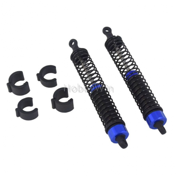 HBX part 3338 -T002 Rear Aluminum Capped Shocks +Clasps 2P