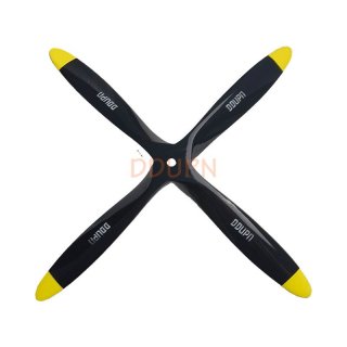 4叶20x10 榉木螺旋桨 黑色油动拉力桨