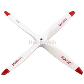 4 Bladed 11x8 Engine Wood Propeller White