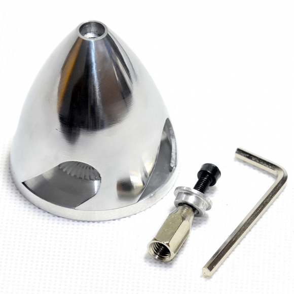4 Blade Aluminum Spinner 2in /51mm for 6.3mm shaft Nitro Engine