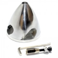 4 Bladed 3in /76mm Alloy Spinner for 10mm Shaft Gas Engine
