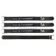 Non-Slip Silicone Stitched Battery Straps 300x20mm Black 4P