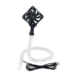 焊台助手白/黑色随意弯折定位USB电动风扇