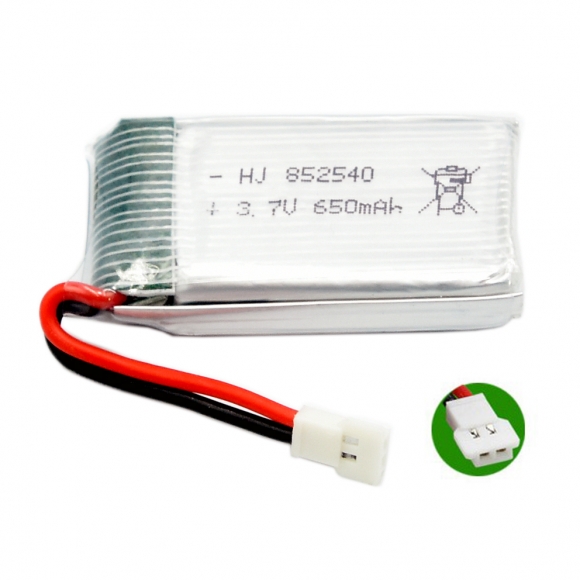 HR SH5 standard LiPO battery 3.7V 650mAh