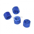 SST part 09105B Wheel Nut M5x10 Blue 4P