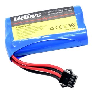 UdiRC 优迪配件 UDI002- 14 锂电池7.4V 2S 1500mAh SM4P头