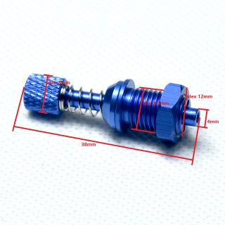 Blue Alumiunum Medium Revolving Canopy Mounting Lock