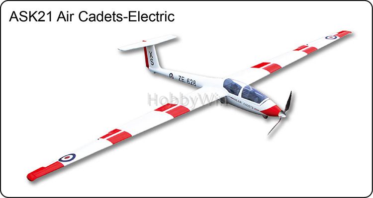 ASK21 Air Cadets 电动滑翔机