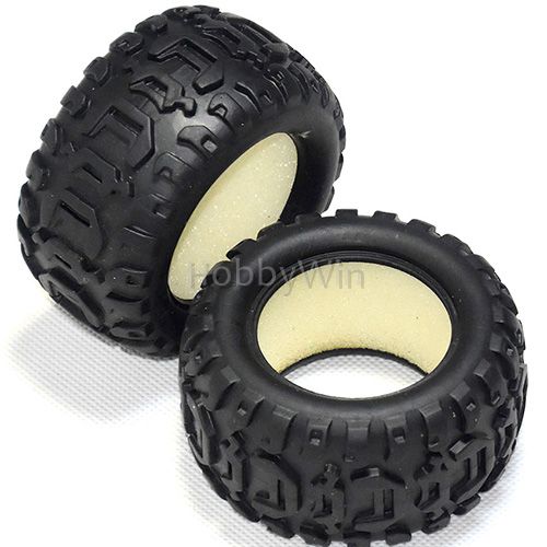 HBX part 16045 Truck Tread Tires +Sponge - Click Image to Close