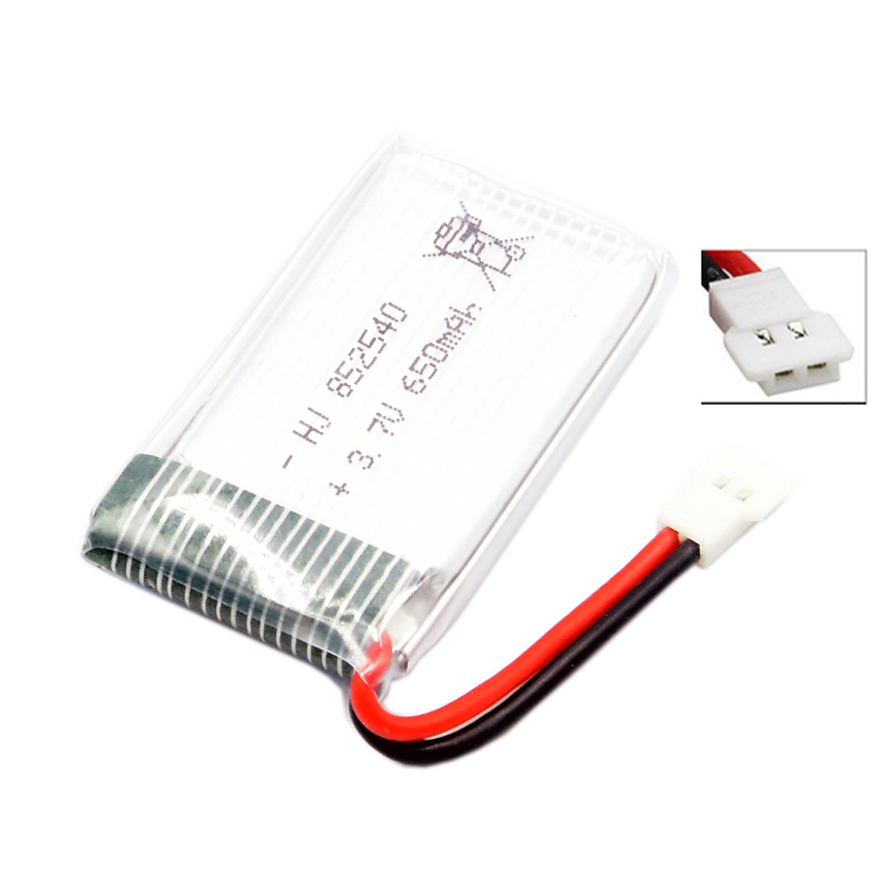 3.7V 1S 650mAh 25C LiPO Battery MX2.0-2P plug - Click Image to Close