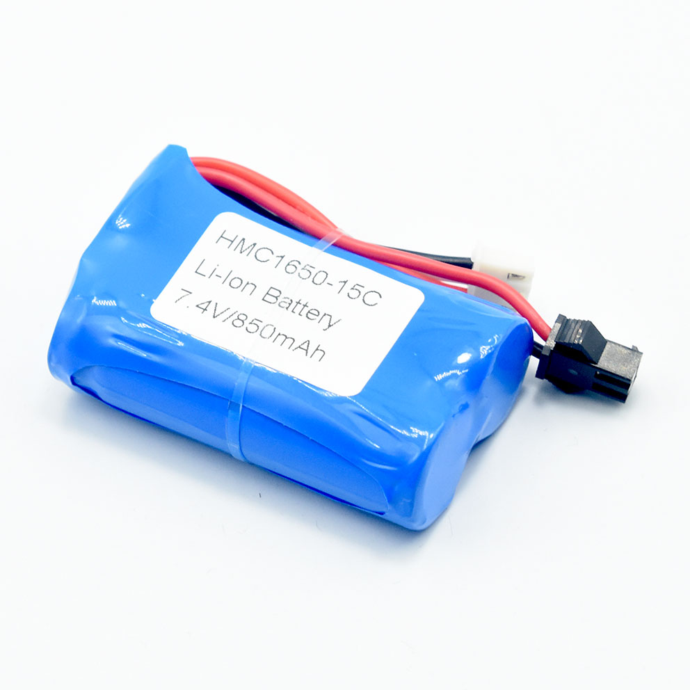 7.4V 2S 850mAh 15C Battery SM-2P plug - Click Image to Close