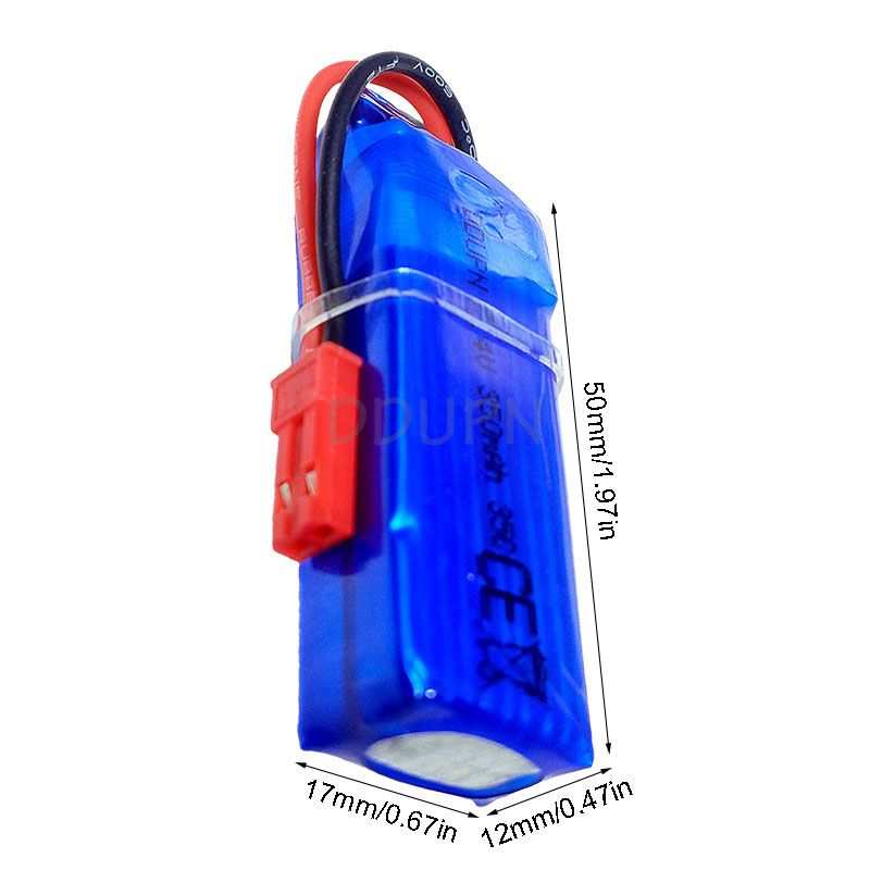 7.4V 2S 350mAh 35C LiPO Battery JST plug
