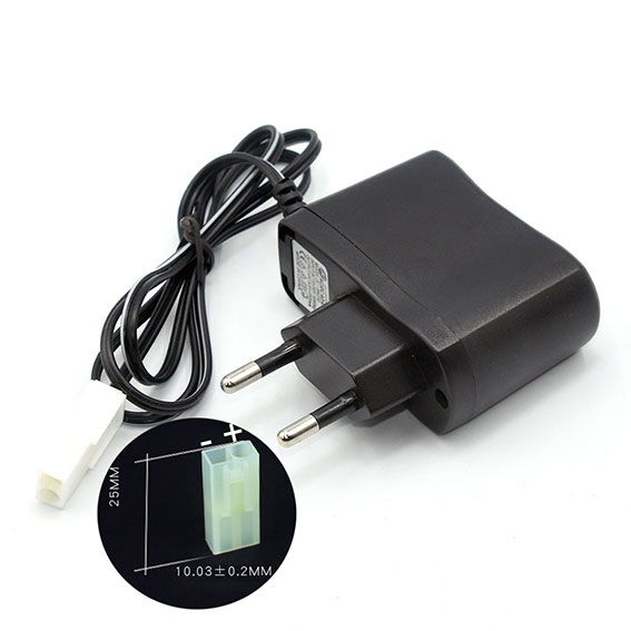 6V 250mA EU Charger EL-2P Female plug Positive to Round - Click Image to Close