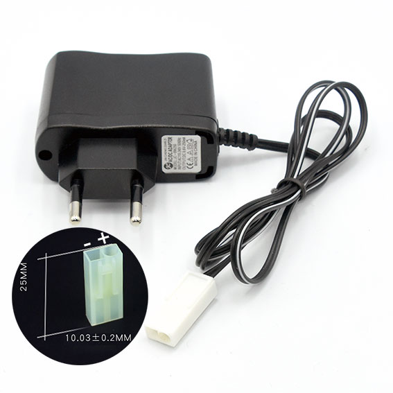 7.2V 250mA EU Charger EL-2P Female Positive to Round - Click Image to Close