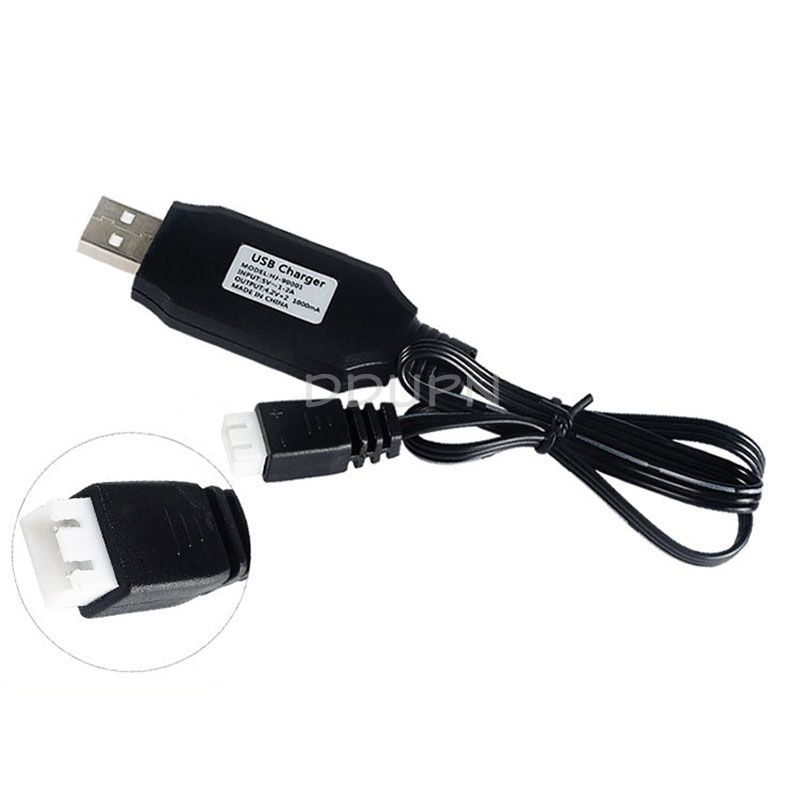 7.4V锂电池 USB充电线1300mA XH2.54-3P 平衡插头 - 点击图像关闭
