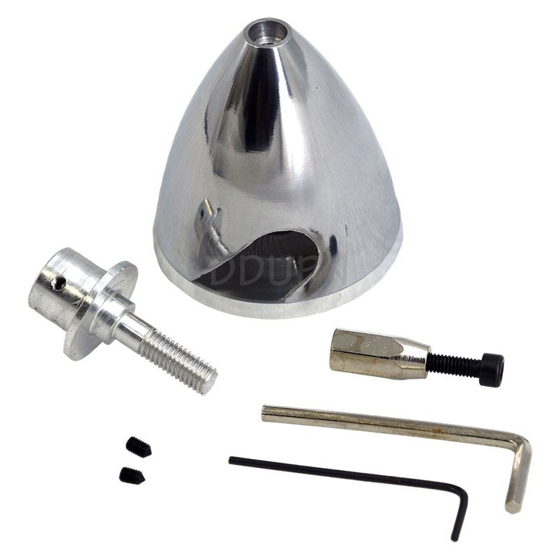 3 Bladed 2in /51mm Alloy Spinner for 3mm Shaft Motor